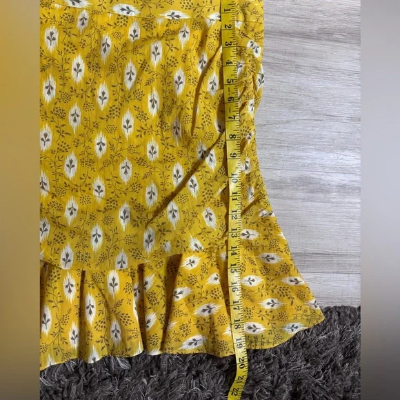 Veronica Beard Women's Taras Skirt Size 6 Multicolor Floral Ruched Ruffle - Picture 8 of 8